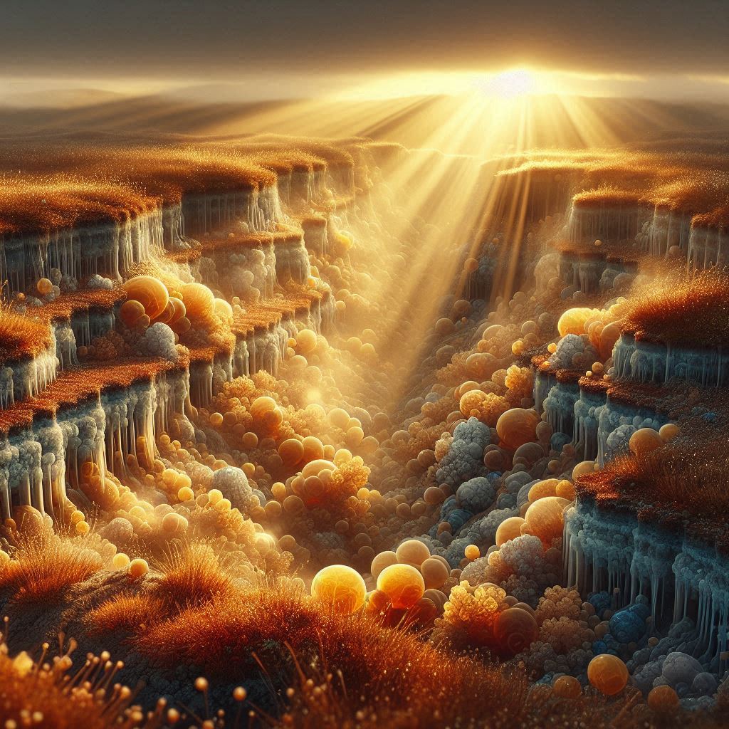 Picture taken during the work removing the roof of the Grand Chasm, 1953-1955